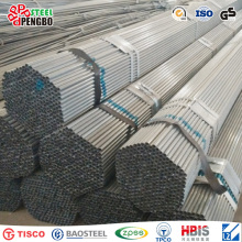 Tubo de aço galvanizado com mergulho quente (BS1387 ASTM A53)